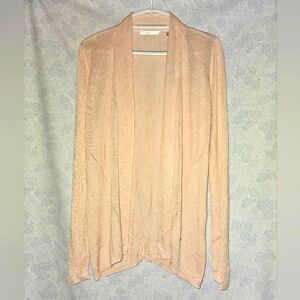 NWOT Cyrus Women's Ribbed Cardigan ~ XLarge/ Light Pink